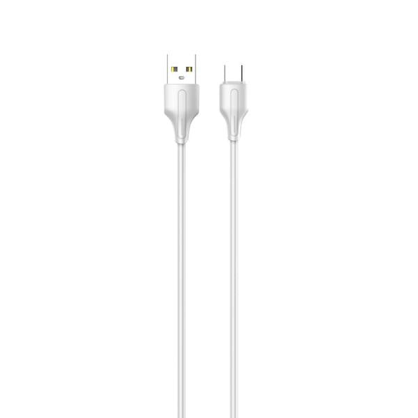 Cable LDNIO USB Tipo C LS541 Blanco Carga Rápida 1m