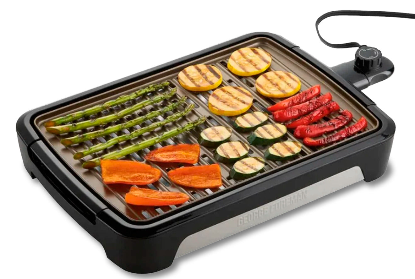 George Foreman Parrilla Grill Sin Humo 172 Pul GFS0172SB Imagen principal del producto