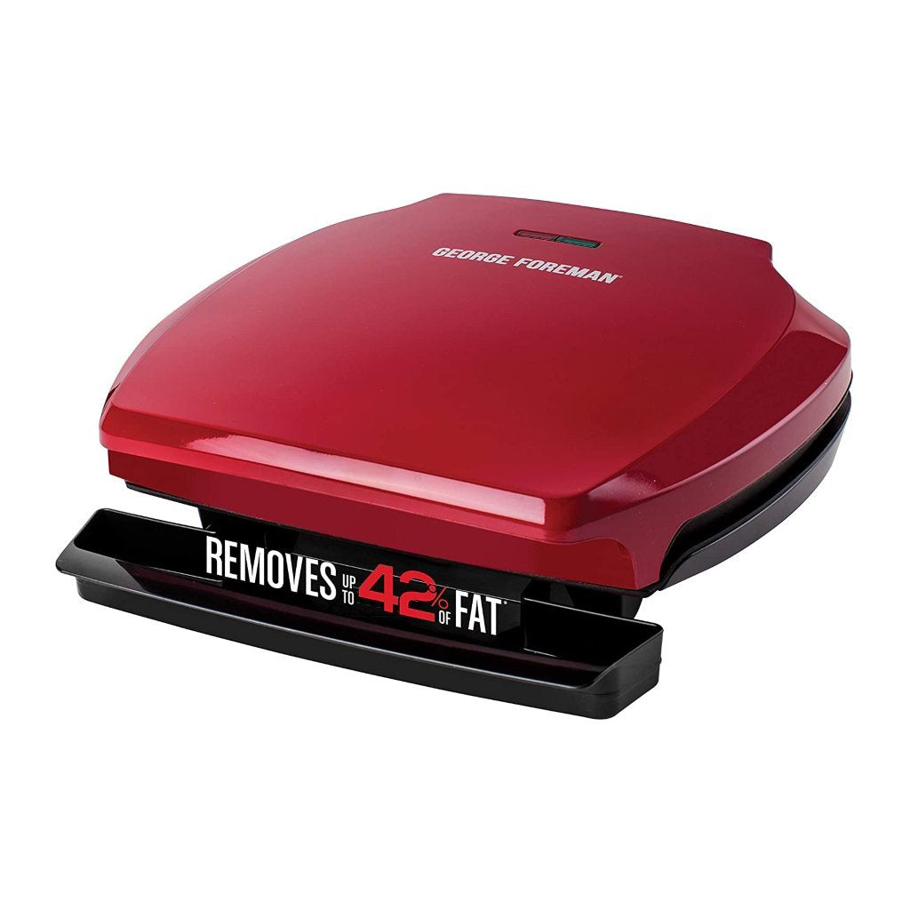 George Foreman Parrilla Tipo Grill 5 Porciones Roja Gr350fr-La Imagen principal del producto