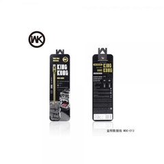 CABLE MICRO USB WDC-013 KINGKONG WK DESING PLATEADO