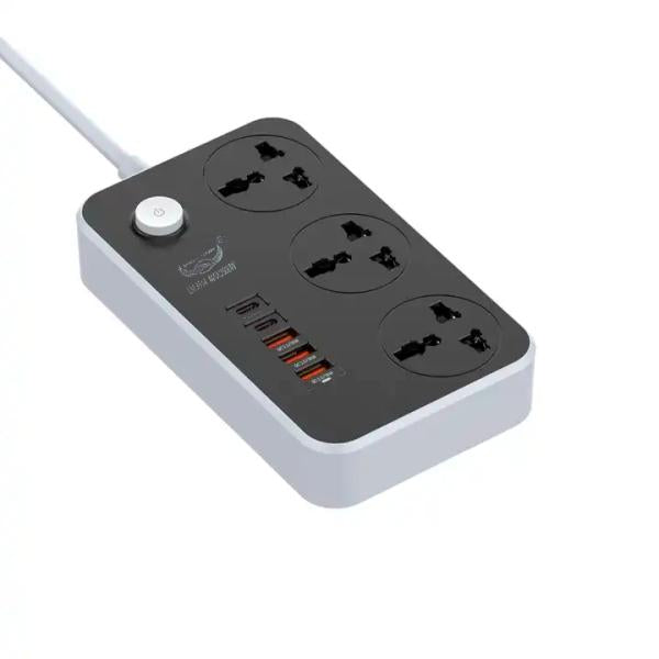 Lucky Hawk Regleta 3514 10 en 1 USB-C/A