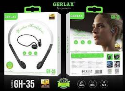 Audífonos Gerlax GH-35 Bluetooth 5.3 Negro 6 Horas