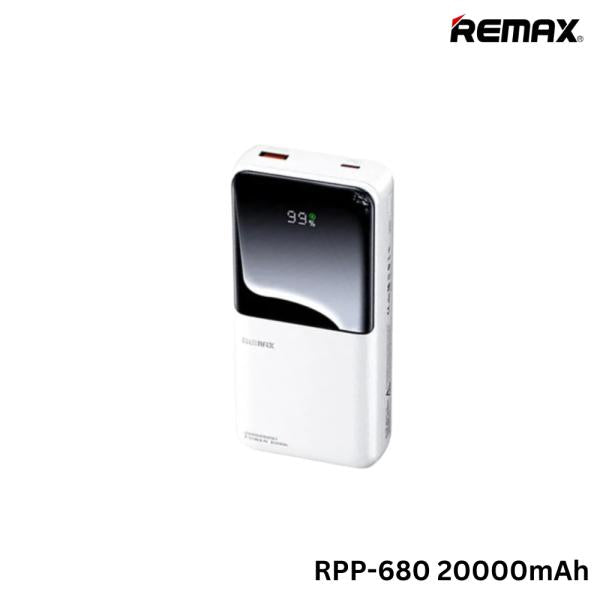 Remax Bateria Emergencia RPP-680 20000mAh Serie Cynlle Blanca