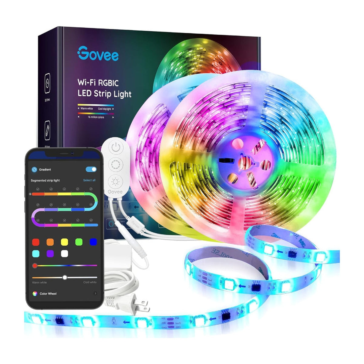 Govee Luces LED RGB WIFI 5 Metros H6110 (2 Rollos) Imagen principal del producto