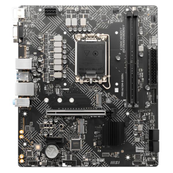 Tarjeta Madre MSI PRO H610M-B DDR4 LGA 1700 Micro-ATX Negro