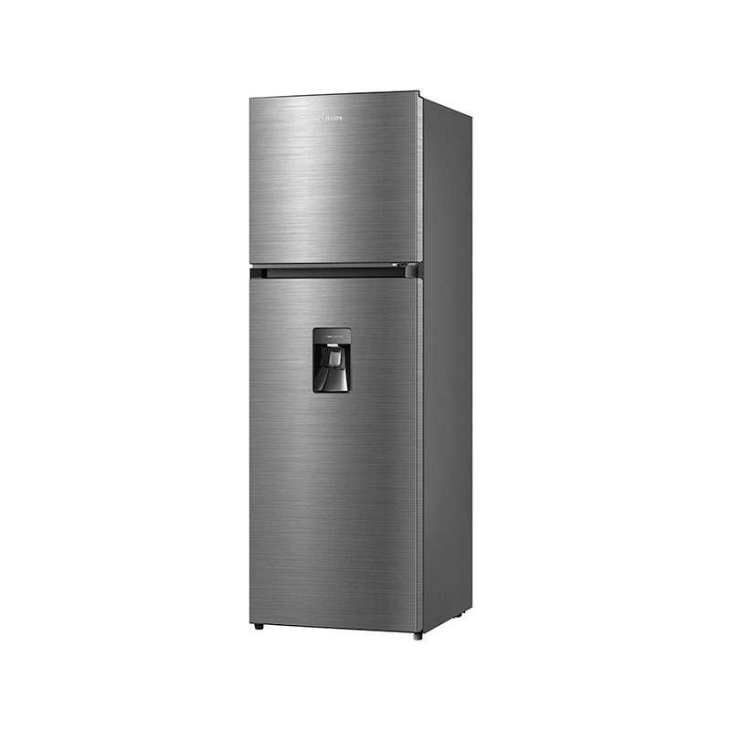 Midea refrigerador top mount 13 pc con dispensador color acero inoxidable   MDRT489MTM46W
