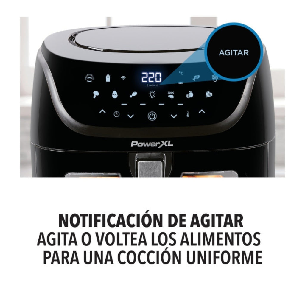 Power Xl freidora aire y horno vortex digital 7.5l AF-E8001-LA