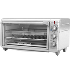 Black + Decker Horno Freidora Aire 8 Rebanadas Inox TO3265XSS-LA