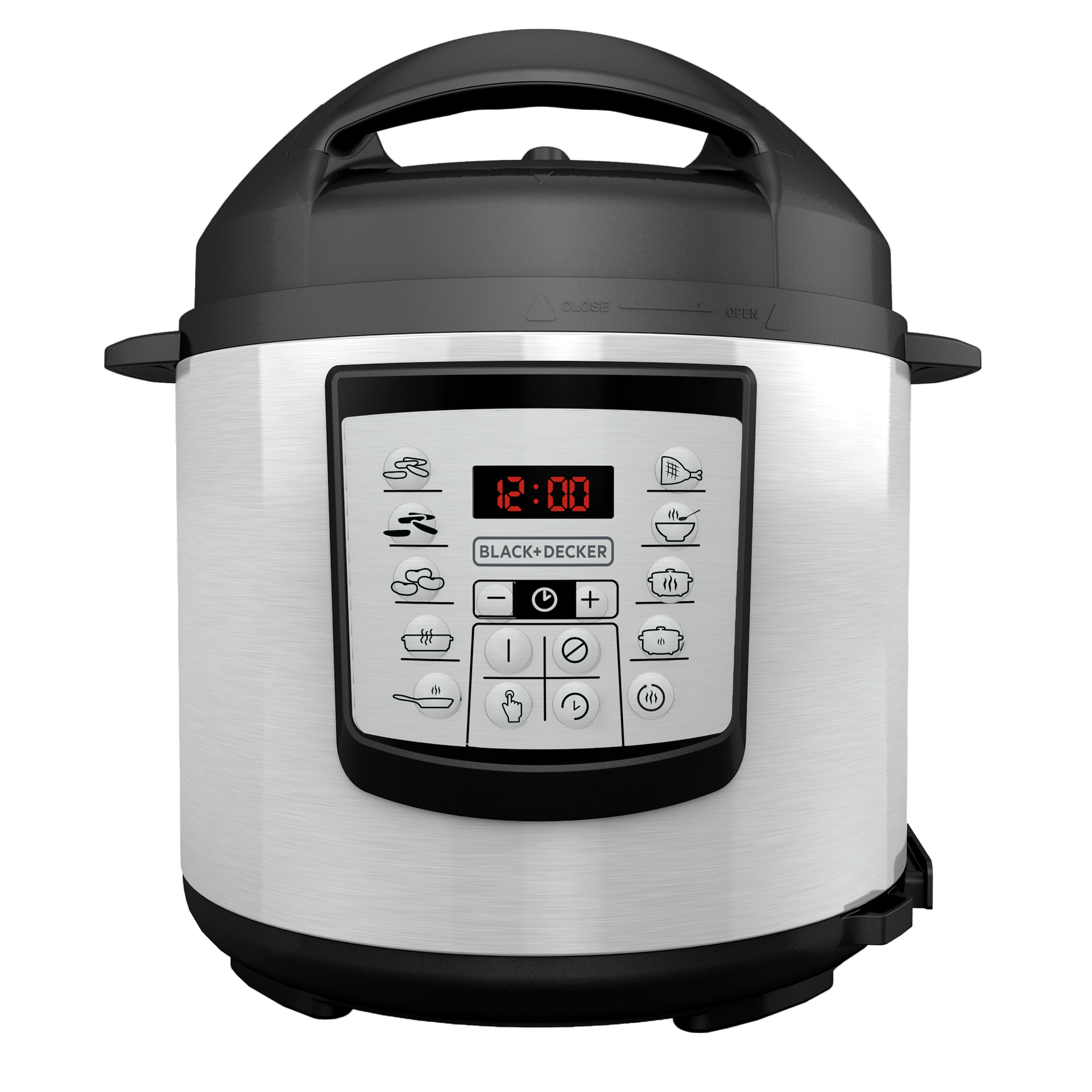 Black + Decker Olla Multi-Usos Digital 6L PR100SD Inox