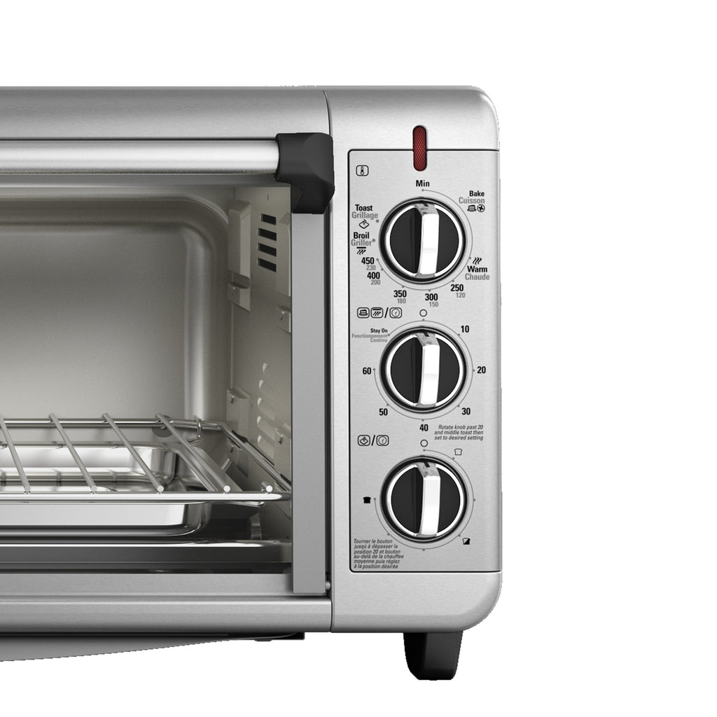 Black + Decker Horno Conveccion Extra Ancho 8 Rebanadas Inox TO3260XSBD
