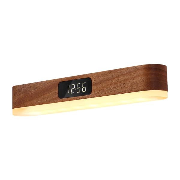 Lampara con Reloj NO-HB040 - Madera