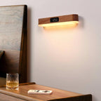 Lampara con Reloj NO-HB040 - Madera