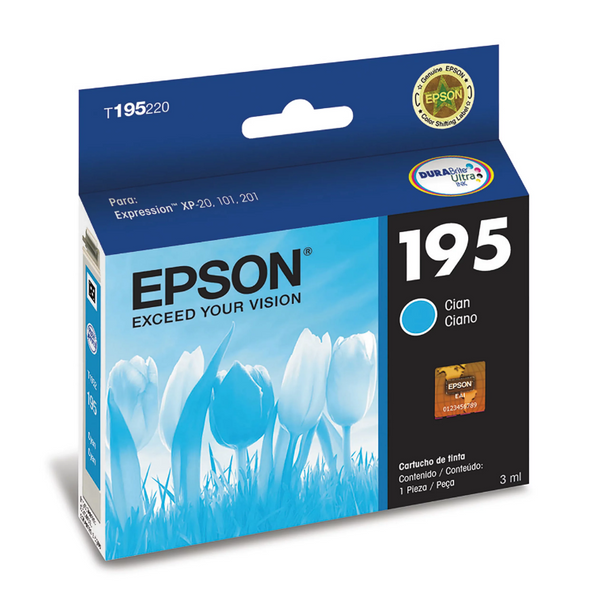 Epson Cartucho Cyan T195220-AL Para XP-101/201/211