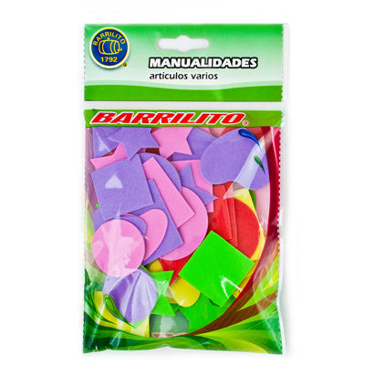 Repuesto Barrilito calcomania foamy varias figuras FS011 Imagen secundaria del producto