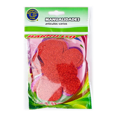 Calcomania Barrilito mariposa foamy FS002 9.6 cm 10 pz 3 colores Imagen secundaria del producto