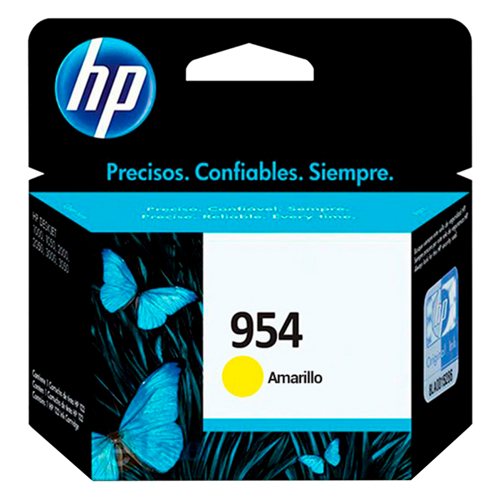 HP Cartucho Tinta Original 954 Amarillo L0S56AL