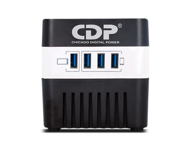 CDP Regulador 120V 500VA/250W AVR 4 Nema 4 USB RU-AVR604