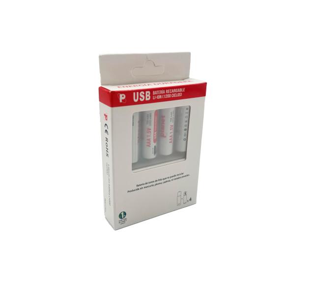 Bateria Aaa Recargable Planet