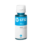 Tinta HP GT52 Cyan M0h54al Colores Intensos