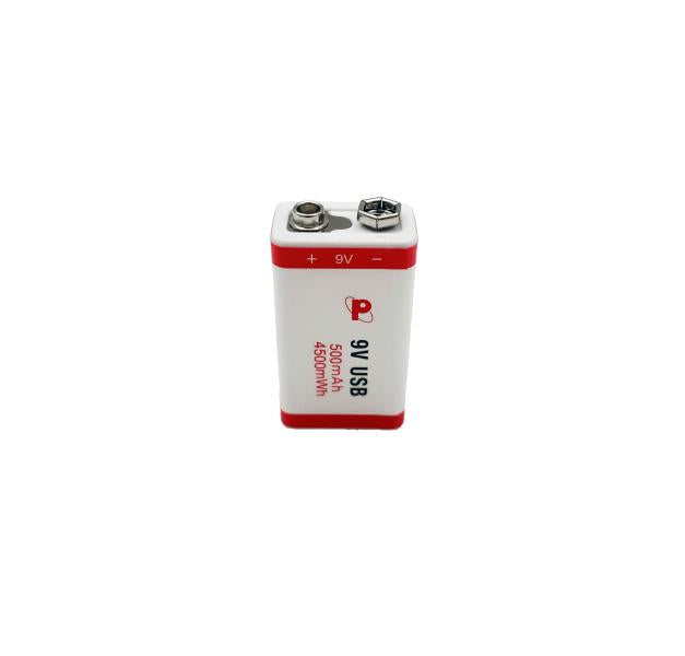 Planet Bateria Cuadrada Recargable 9V USB-C