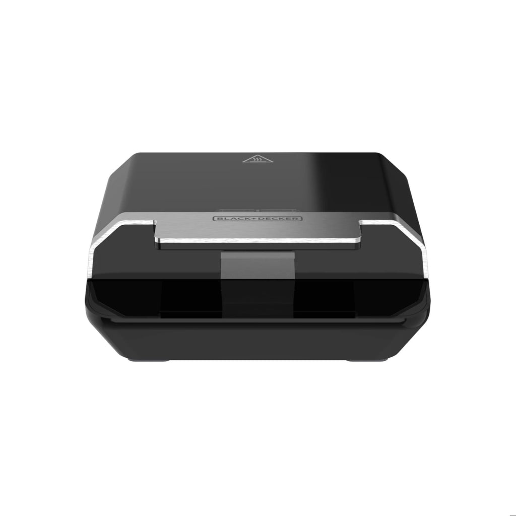 Black & Decker Sandwichera Fácil Limpieza SM602F-1BDLA Negra