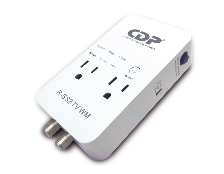 CDP Supresor de Picos 1800W para TV/Audio/Video R-SS2TV