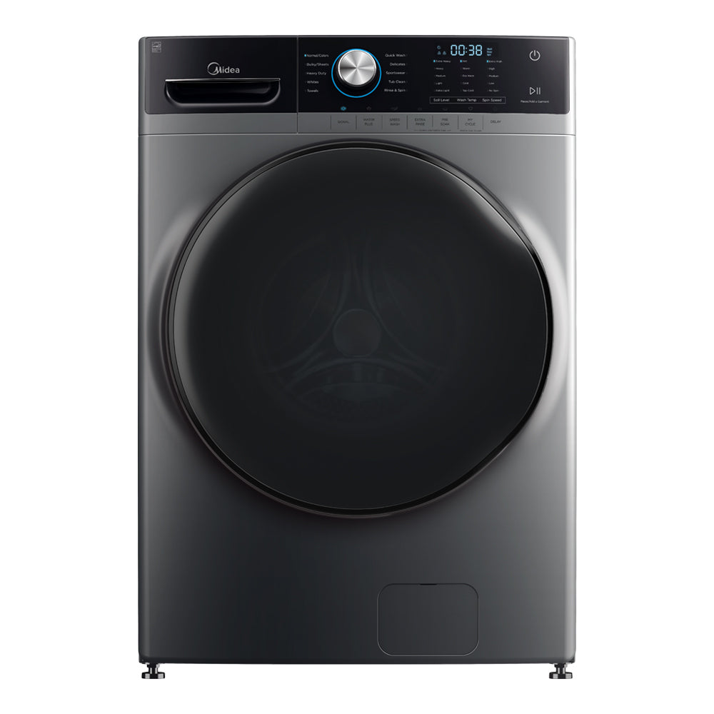 Midea Lavadora Carga Frontal 21 kg Silver