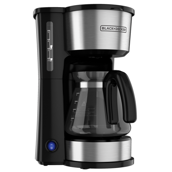 Black + Decker Cafetera 5 Tazas Inox 4 en 1 CM0755S-MX