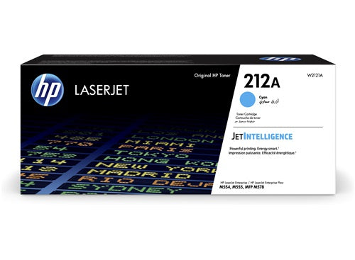 HP Toner Cian 212A W2121A - Colores Brillantes