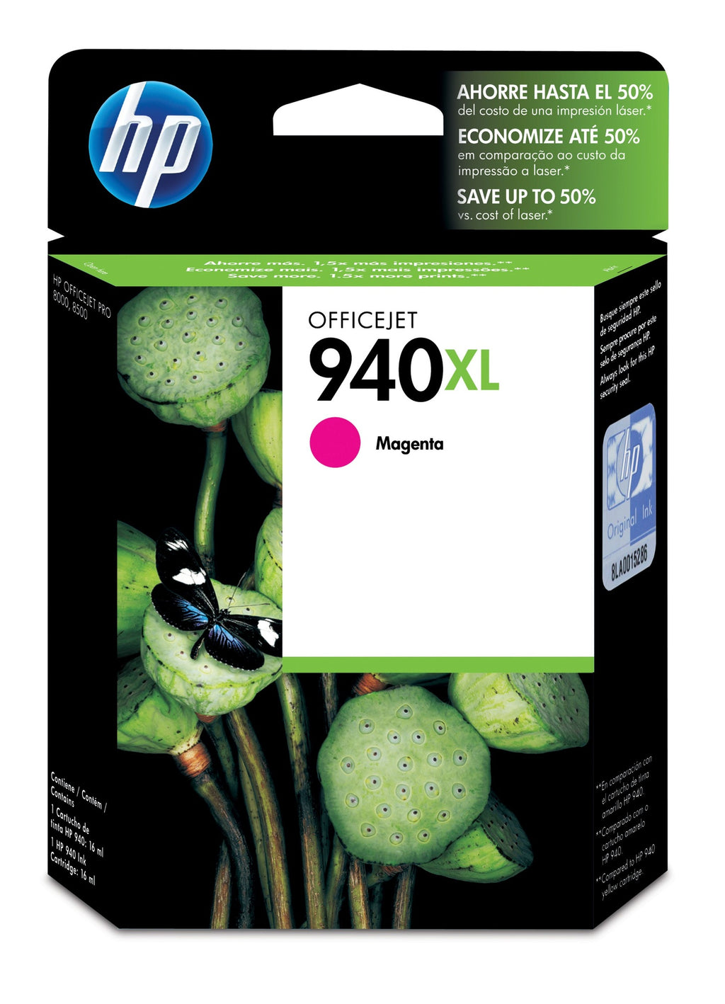 HP Cartucho Magenta 940XL C4908AL - Alto Rendimiento 1400pgs