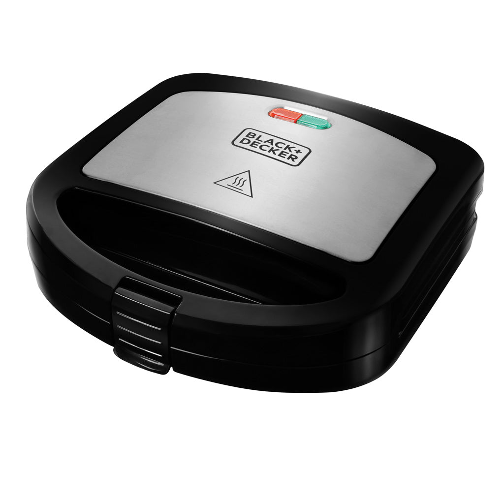 Black + Decker Sandwichera 2 Servicios Negra SM24530