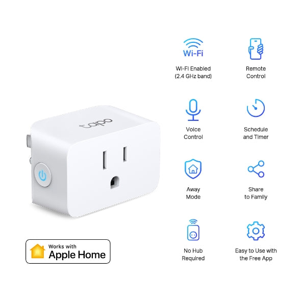 TP-Link Tapo P125 Mini Smart Wi-Fi Plug Control Remoto