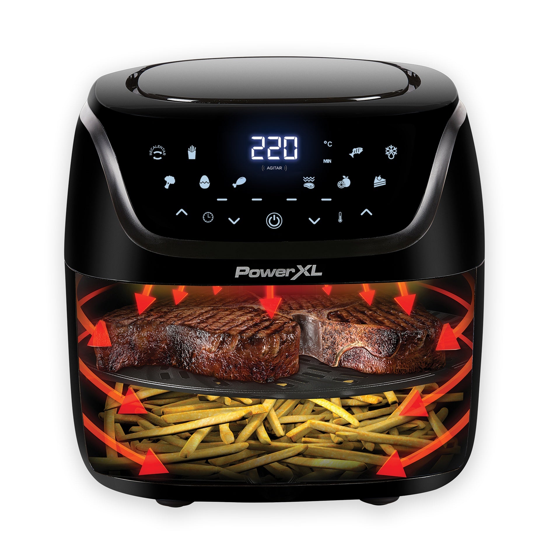 Freidora Power Xl aire y horno vortex digital wi-fi 7.5 L AF-E8001-WA-LA Imagen secundaria del producto