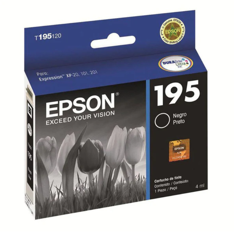 Epson Cartucho Negro T195120-AL Para XP-101/201/211