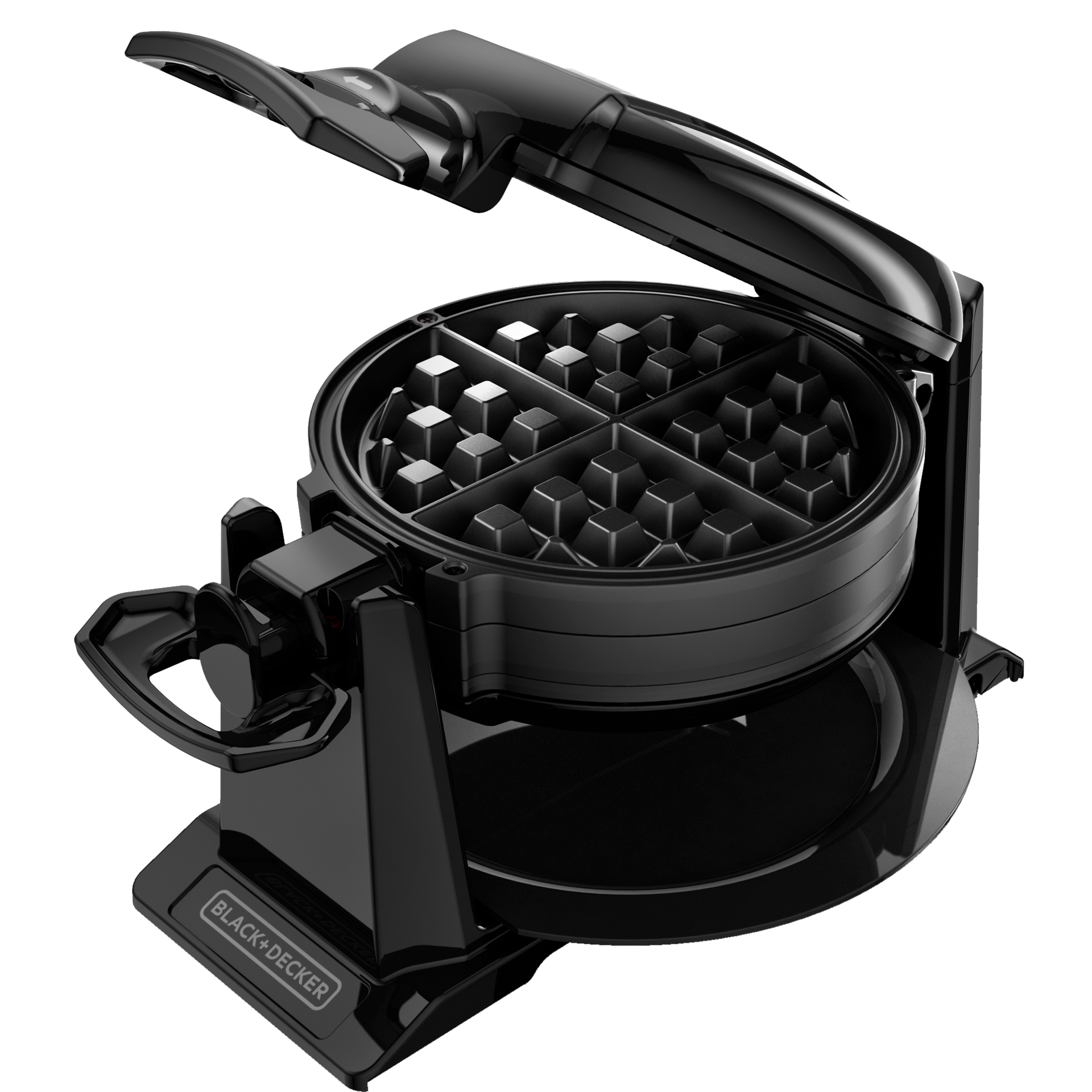 Waflera Black & Decker doble negra WMD200B Imagen secundaria del producto