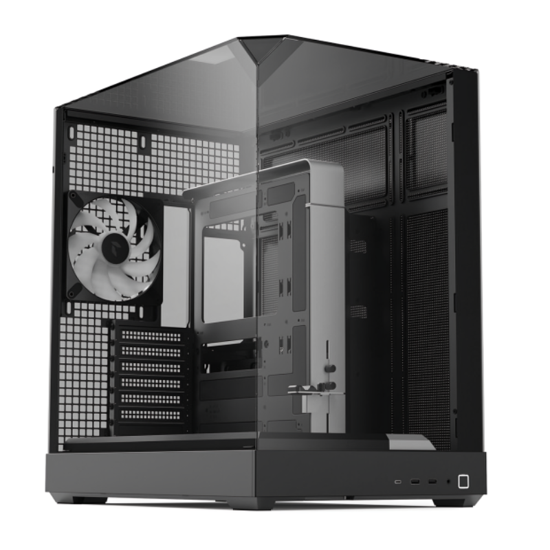 Case Apnx V2-BK-V1 mid tower 4 ventiladores Imagen secundaria del producto