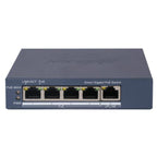 Switch Hikvision 4 Puertos Gigabit PoE Administrable Negro