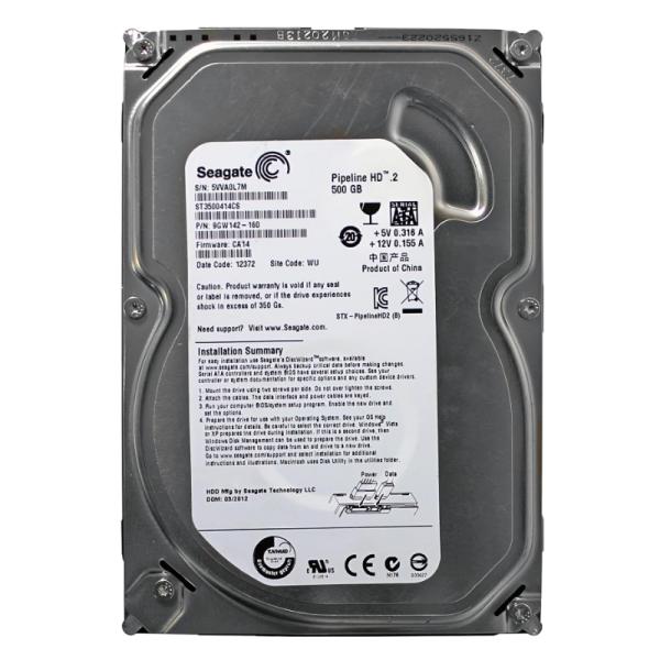 Disco Duro Interno Seagate 500GB 3.5" SATA II 5400 RPM ST3500414CS