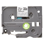 Brother Cintas TZE135 12mm Blanco Transparente
