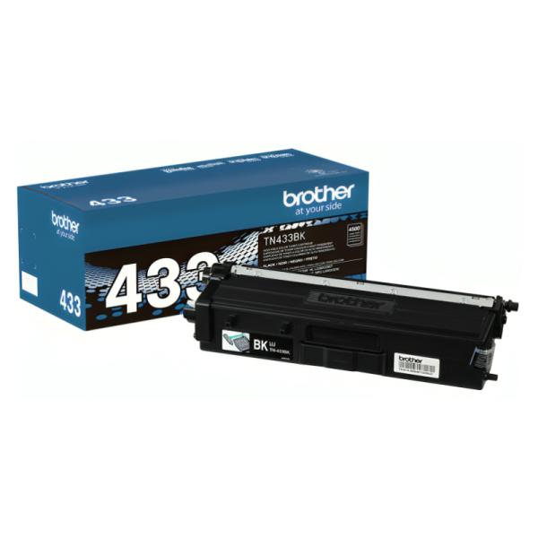 Brother Toner TN433BK Negro Estandar 4.500 Páginas