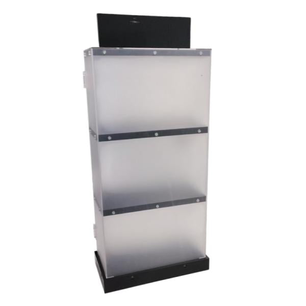 Display sin logo de acrilico 320 x 170 x 600 mm sin logo impreso FD321760002C Imagen secundaria del producto