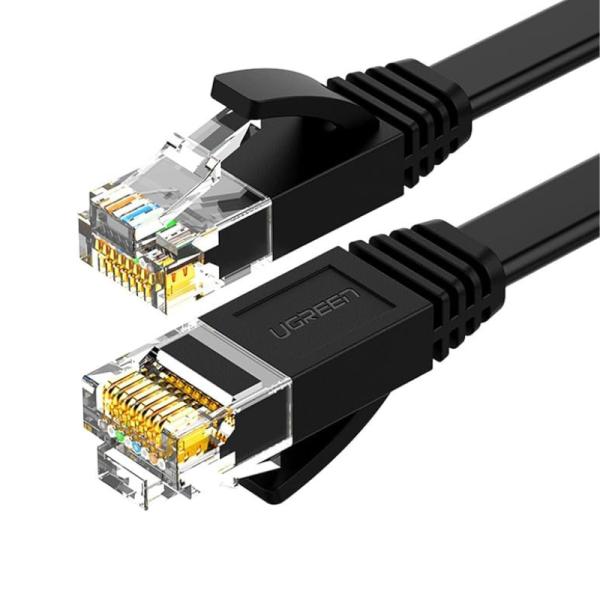 Cable Ugreen NW102 LAN Cat6 UTP Plano 5M Negro