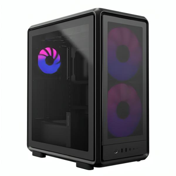 Case Cooler Master masterframe 500 mesh black ARGB mid tower ventiladores 3 2x200 mm + 1x120 mm vidrio templado y malla frontal MF500M-KHNN-S01 Imagen secundaria del producto