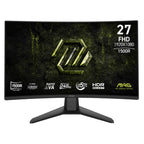 Monitor Gaming Msi Mag 274CF X24 27" Curva 1500R 1920X1080 240HZ Va Rápido Freesync Displayport / HDMI 9S6-3CF51T-004 - Negro