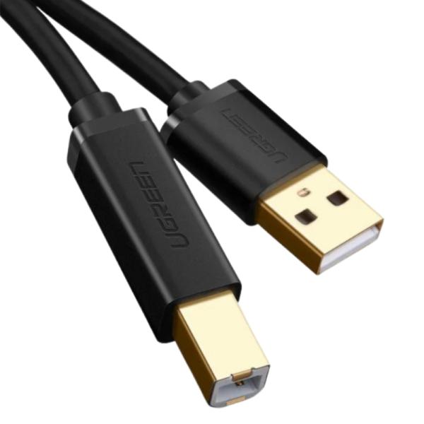 Cable Ugreen USB 2.0 Am a Bm para Impresora 5M 10352 - Negro