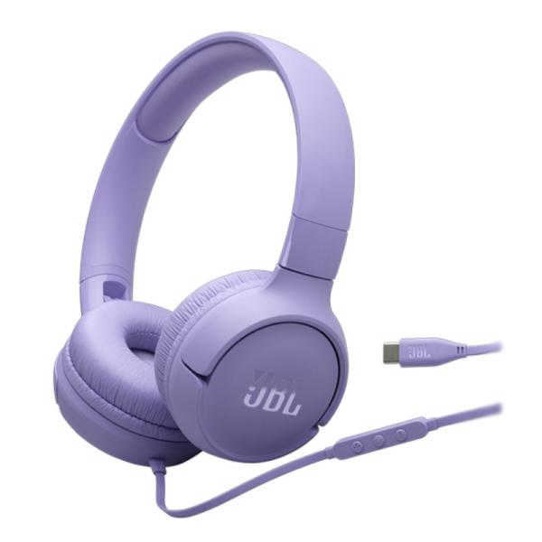 Audifonos headset JBL T520 alámbrico USB-C JBLT520CPURAM Imagen secundaria del producto