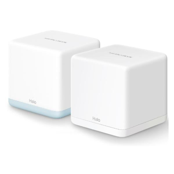Sistema WIFI Mercusys Halo H32g(2-pack) AC1200 Whole Home Mesh 2.4 Ghz/5 Ghz 1200 Mbps - Blanco
