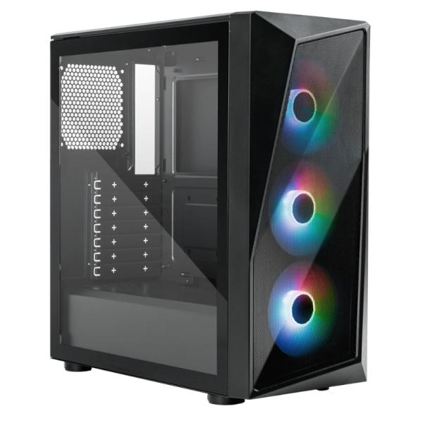 Case RGB Cooler Master CMP520 mid tower ventiladores 3 de 120 mm con fuente de poder mwe bronze 650 V3 spectrum V3 CP520-KGNN65-SA0 Imagen secundaria del producto