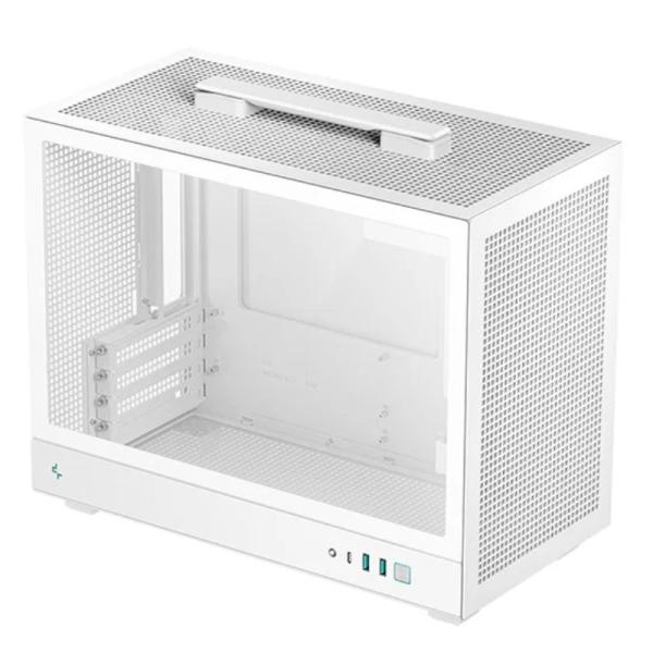 Case Deepcool CH160 PLUS wh mini tower sin ventilacion incluida con malla frontal y panel lateral R-CH160-WHNGM0-G Imagen secundaria del producto