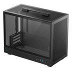 Case Deepcool CH160 Plus Mini Tower Sin Ventilacion Incluida con Malla Frontal y Panel Lateral R-CH160-BKNGM0-G - Negro
